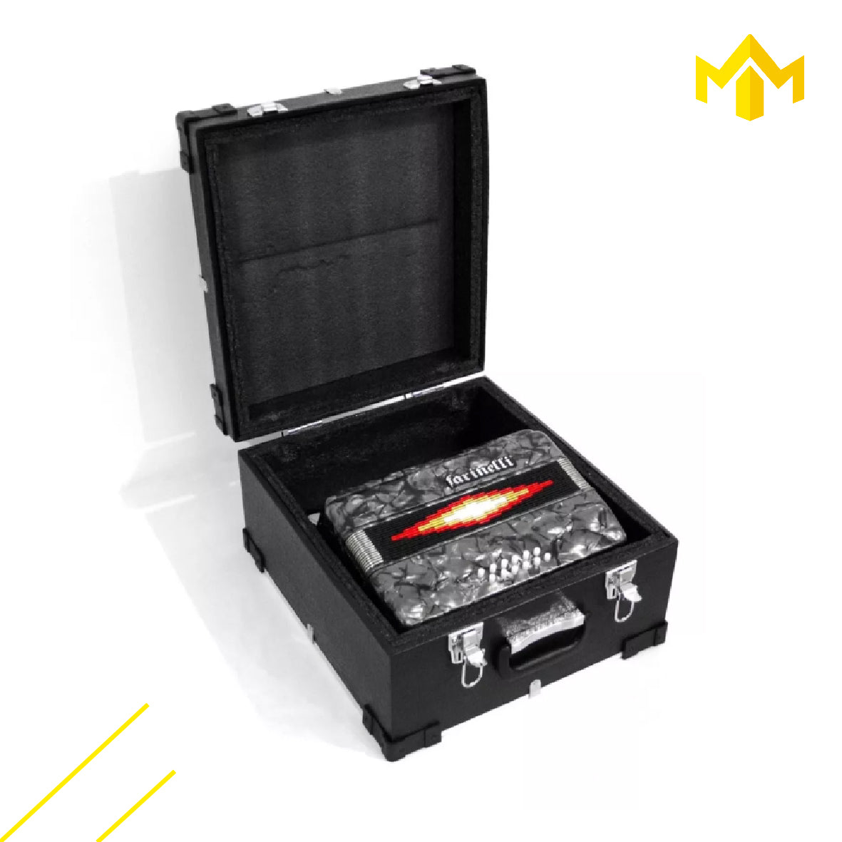 ACORDEON TECLAS GRIS 2512 FARINELLI 1302G