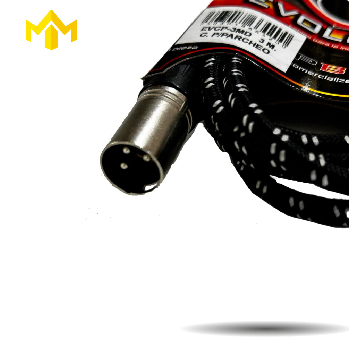 CABLE PLUG A CANNON MACHO 3M EVOLUTION EVCP-3MD