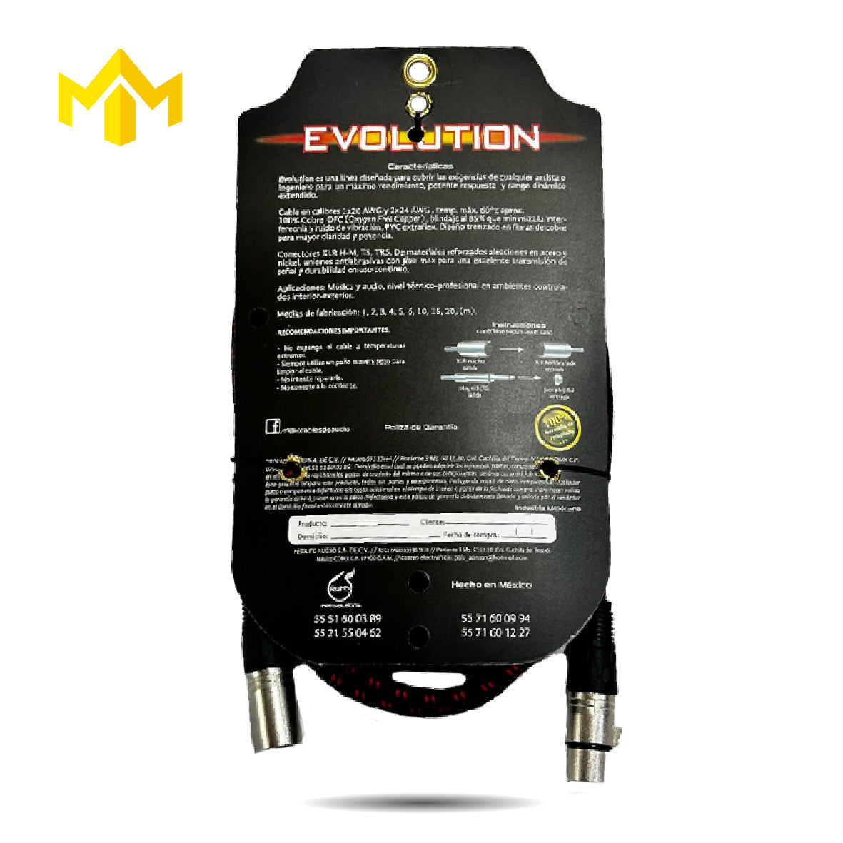 CABLE CANNON A CANNON 6M EVOLUTION EVCC-6D