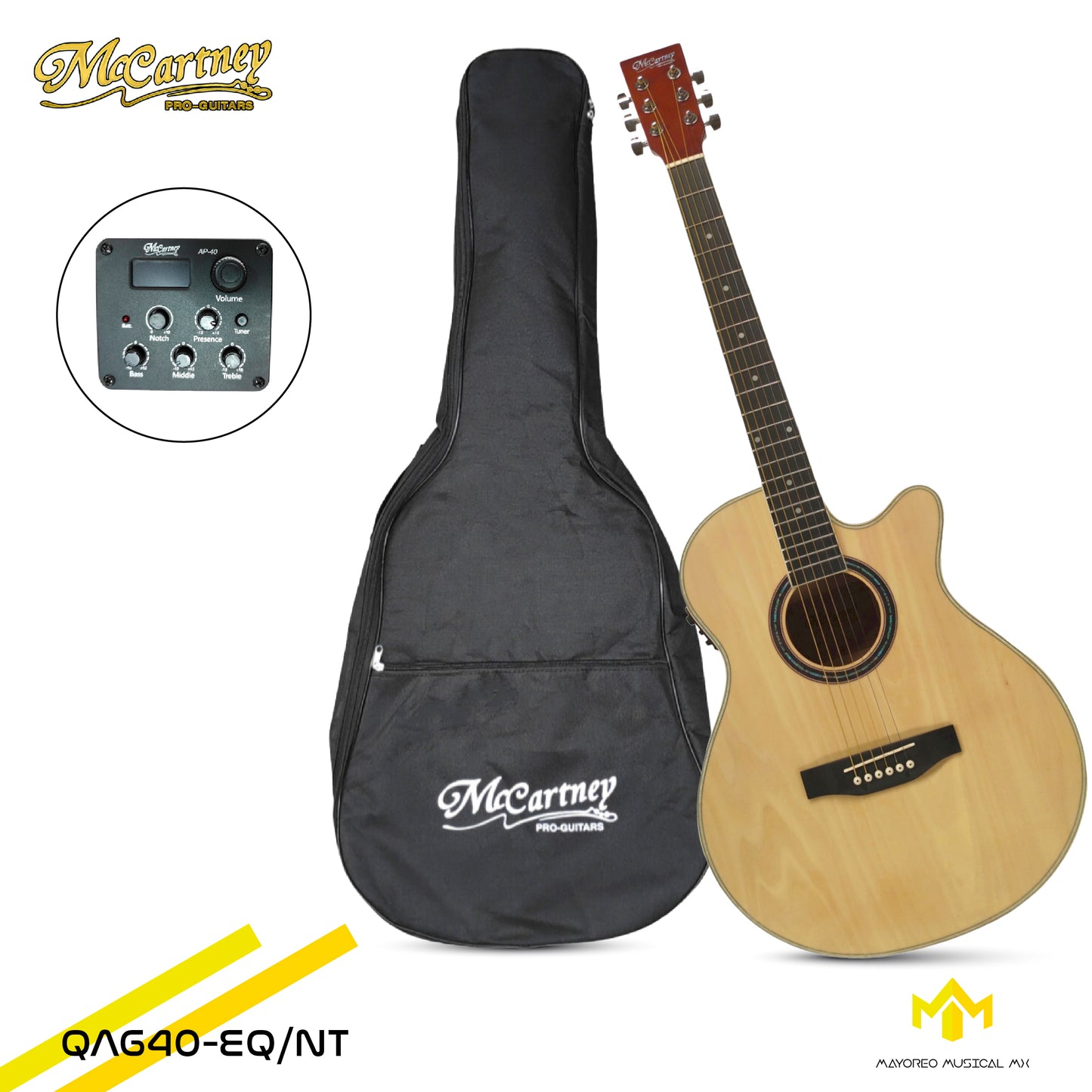 Guitarra Electroacústica McCartney Natural