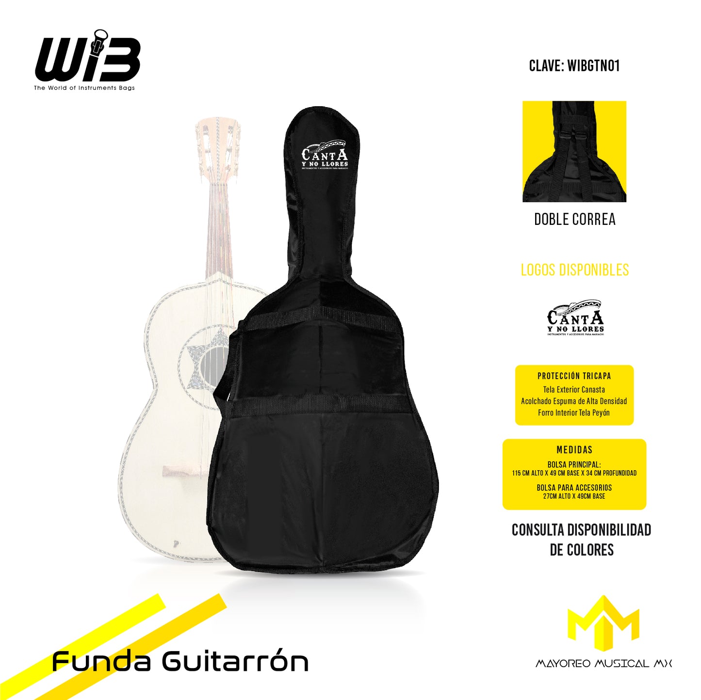 Funda Guitarron WIB Student Line