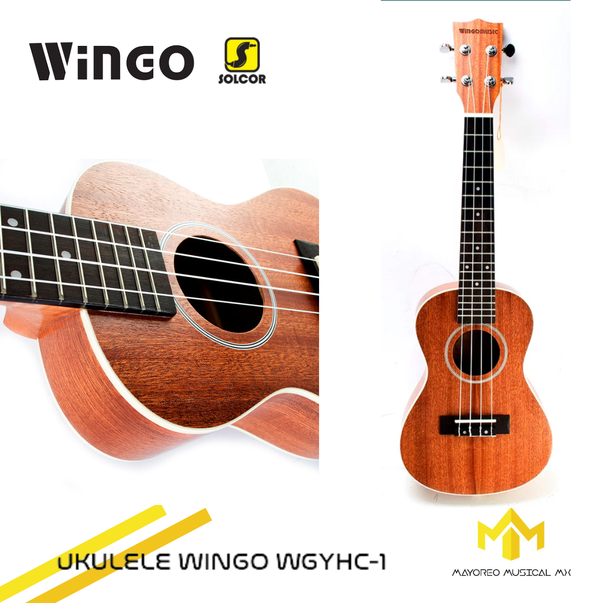 Ukulele Wingo Consierto WGYHC-1