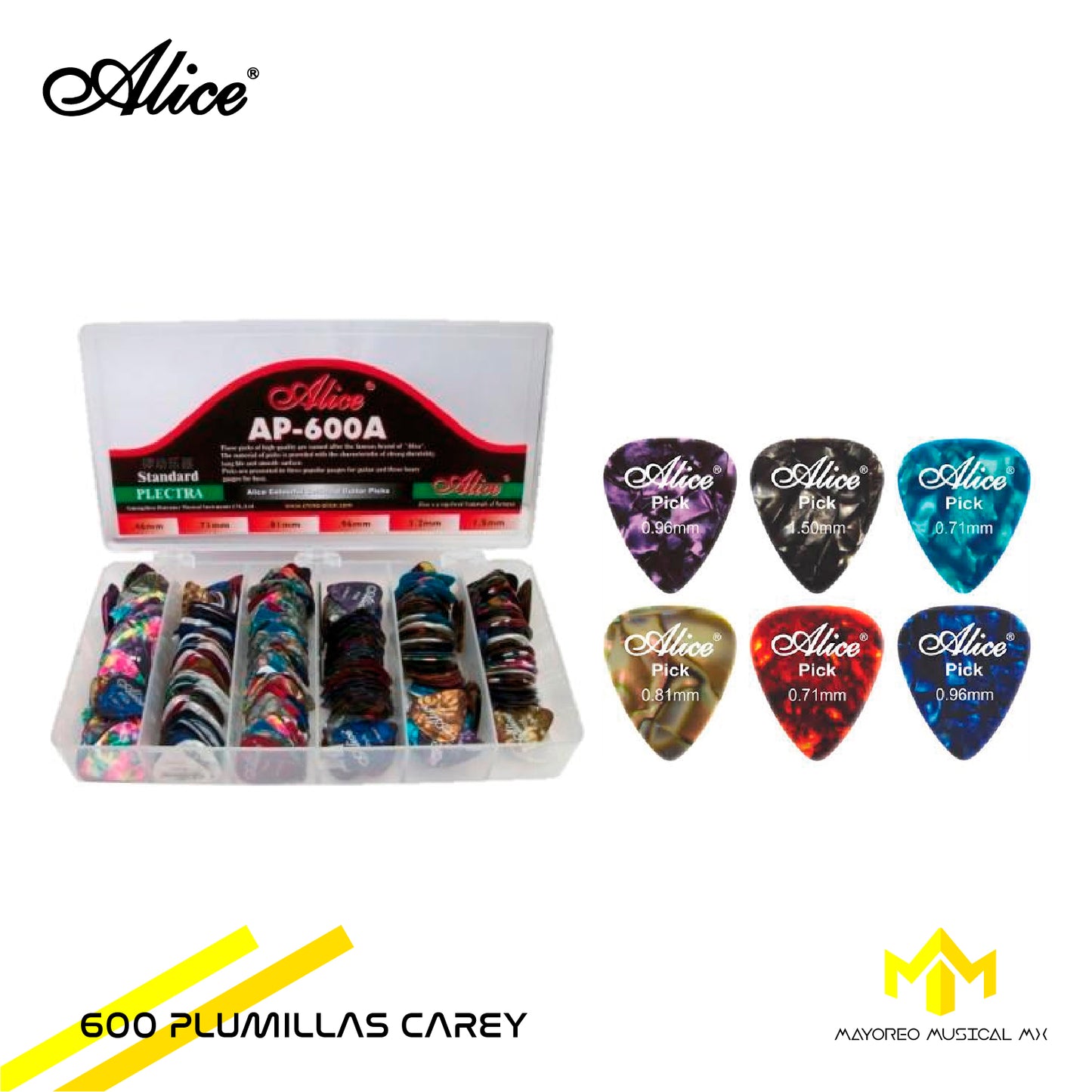 Plumilla Alice AP-600A Caja de 600 piezas