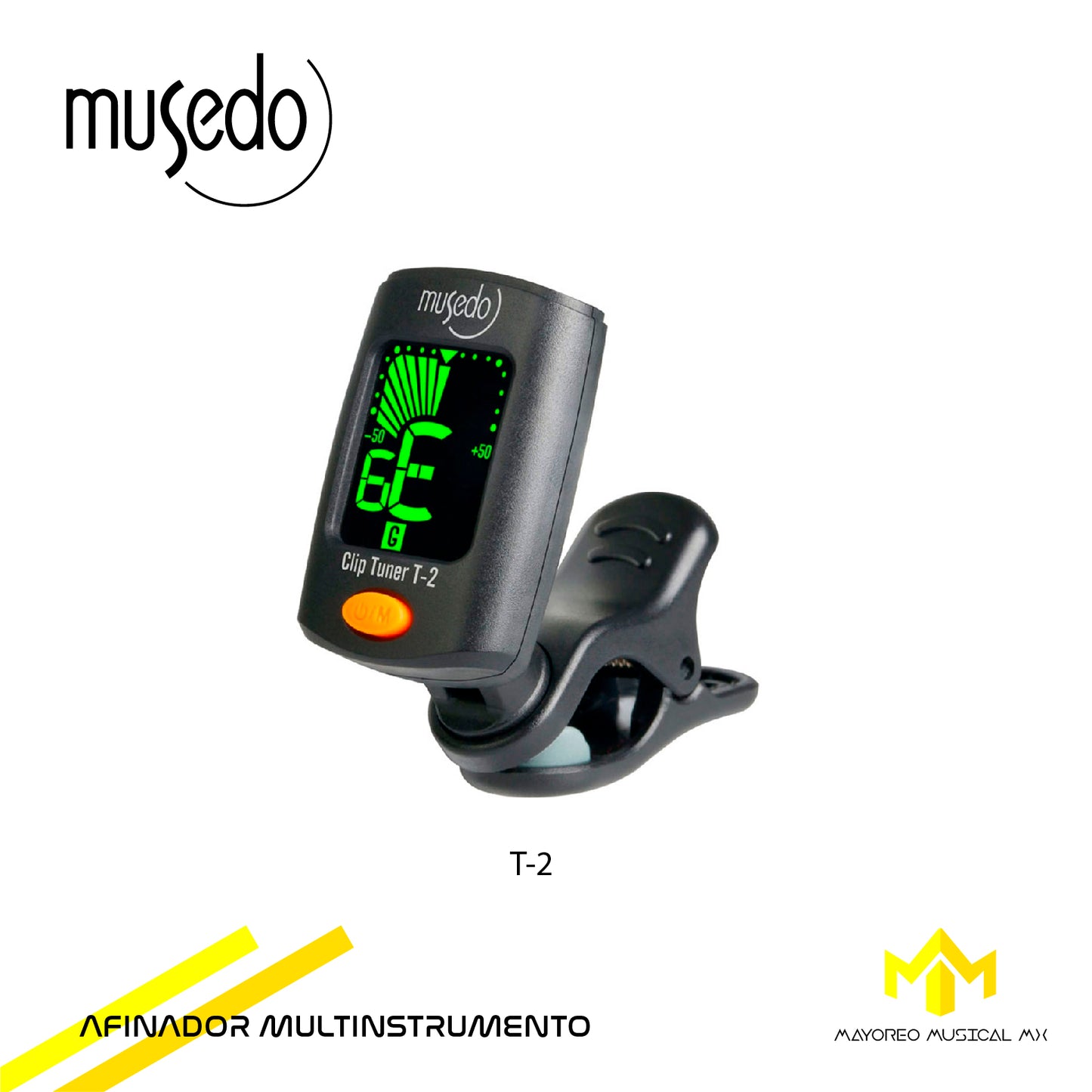 Afinador T-2 Multinstrumento Musedo