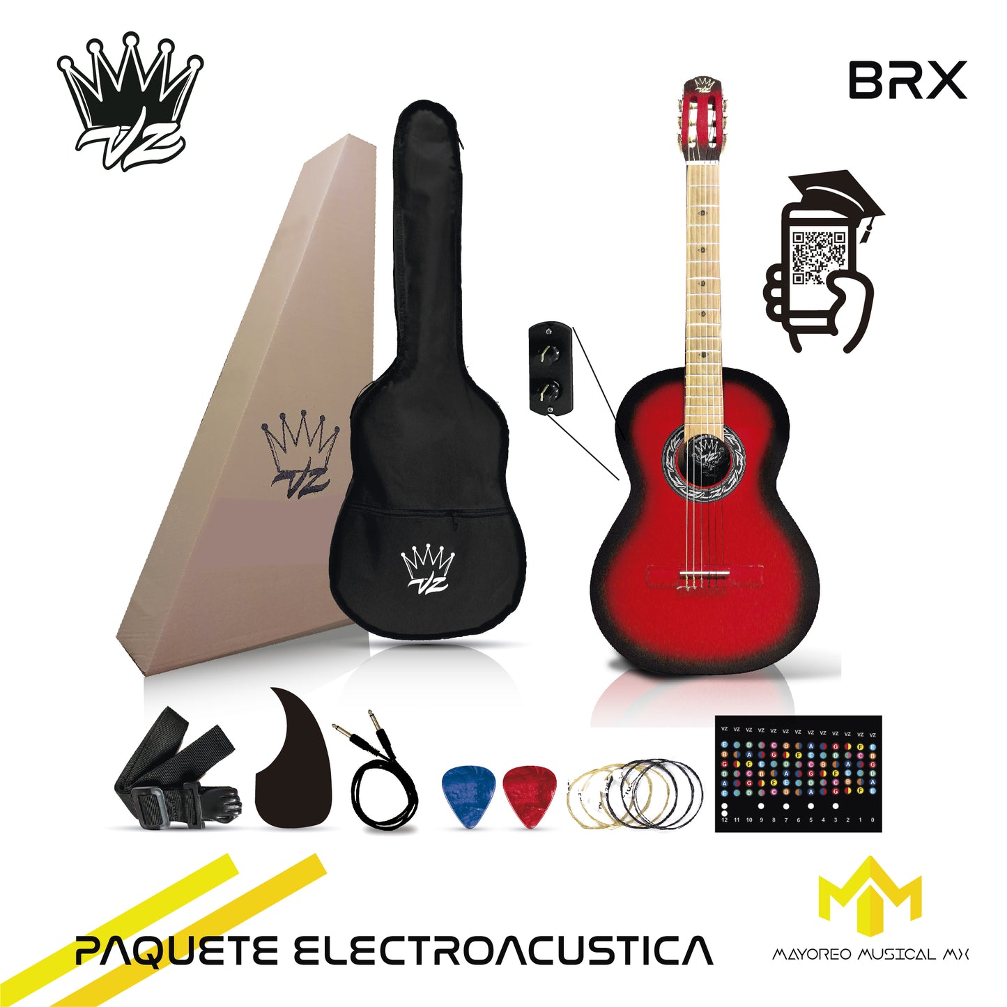 Guitarra Electroacustica Brx VZ