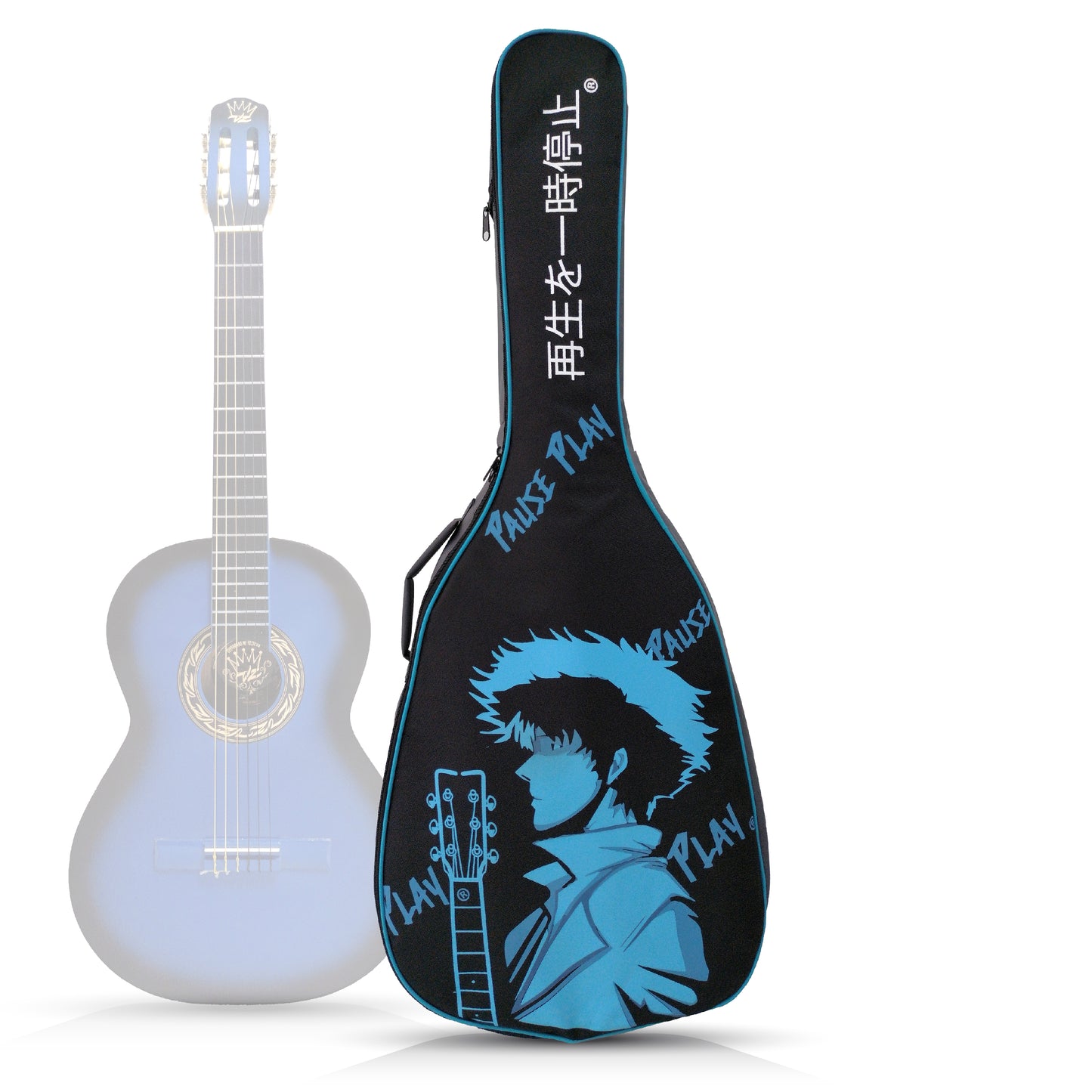 Funda P/ Guitarra Acustica Anime Blue