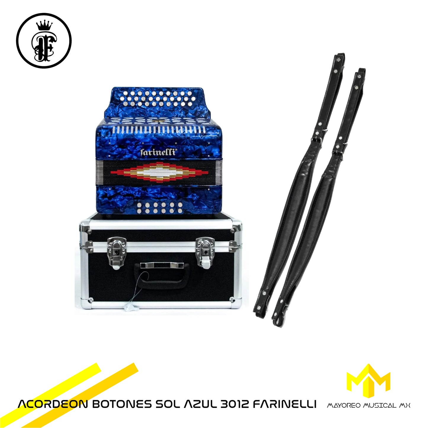 ACORDEON BOTONES FARINELLI AZUL 3012FAAHG (FA)