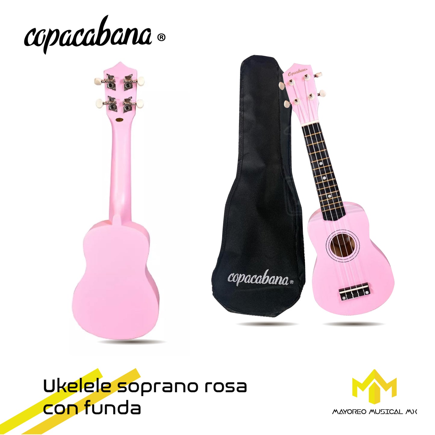 Ukulele Copacabana Soprano Con Funda