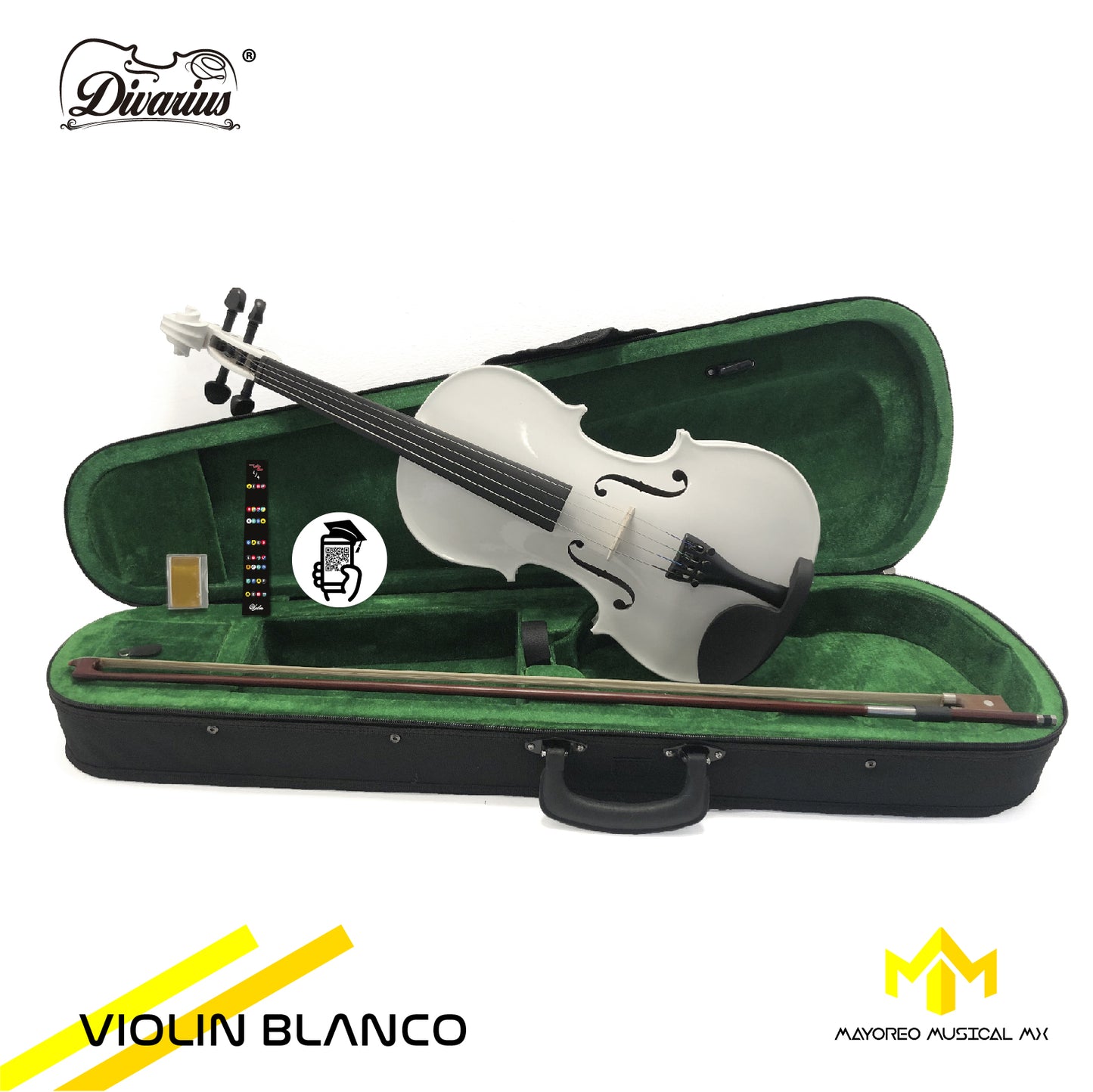Violin Divarius 4/4 En Paquete Varios Colores