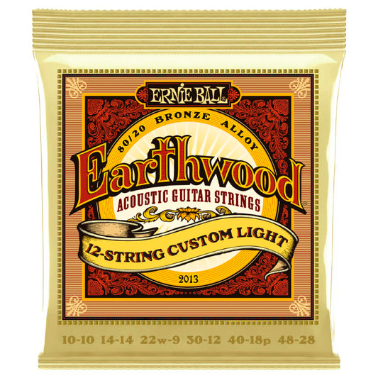 ENC ERNIE BALL EARTHWOOD-CUSTOM LIGTH BRONCE 12 CUERDAS