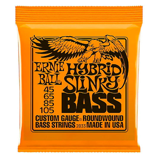 EN BAJO ELECTRICO ERNIE BALL NARANJA 45-105