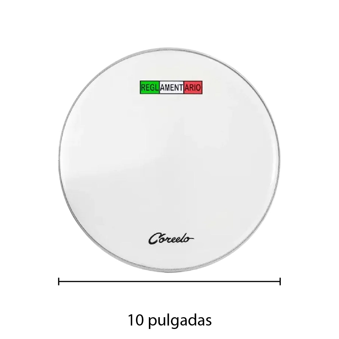 PARCHE BANDA DE GUERRA 10" COREELO BCG10