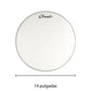 PARCHE PARA BATERIA BLANCO 14" COREELO BLI14