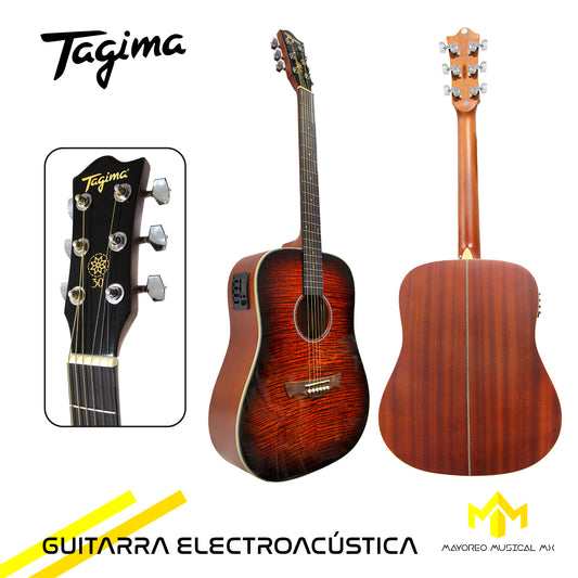 Guitarra Electroacustica  Clasica Tagima  TW 30 EQ TBWF