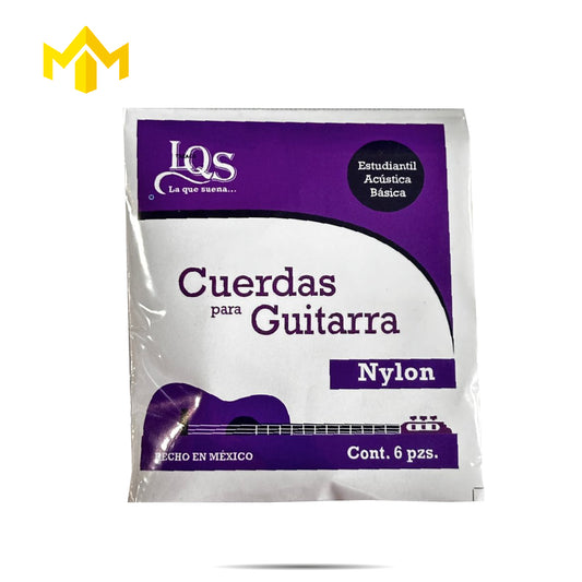 ENC NYLON NEGRO BÁSIC P/GUITARRA LQS PORTADA PURPURA