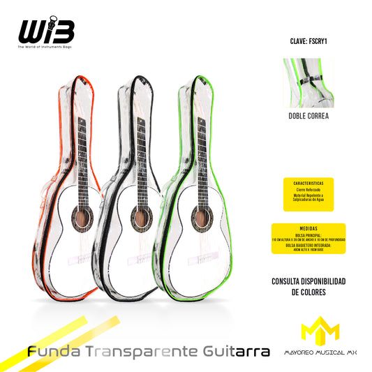 Funda Guitarra Trasparente WIB Student Line