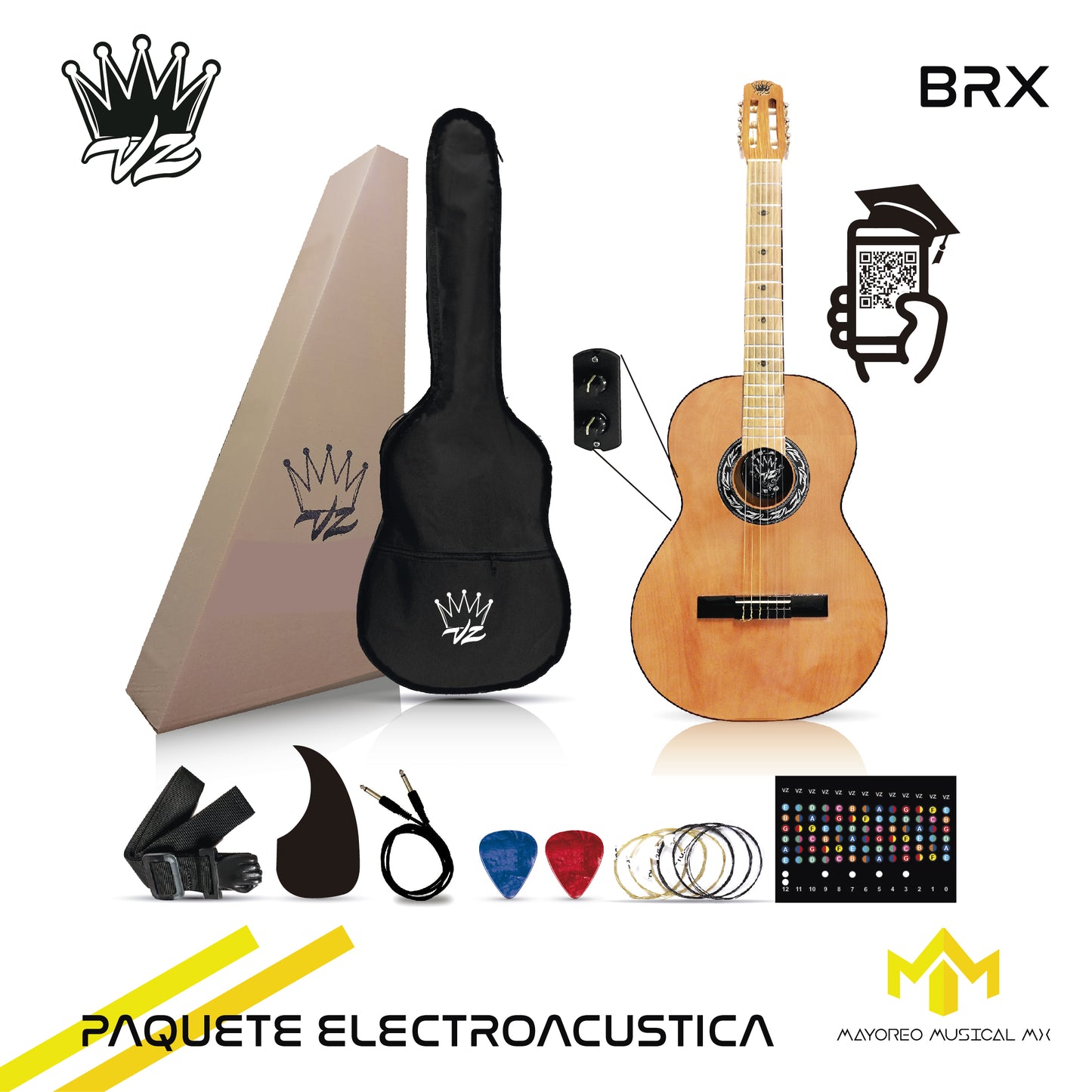 Guitarra Electroacustica Brx VZ