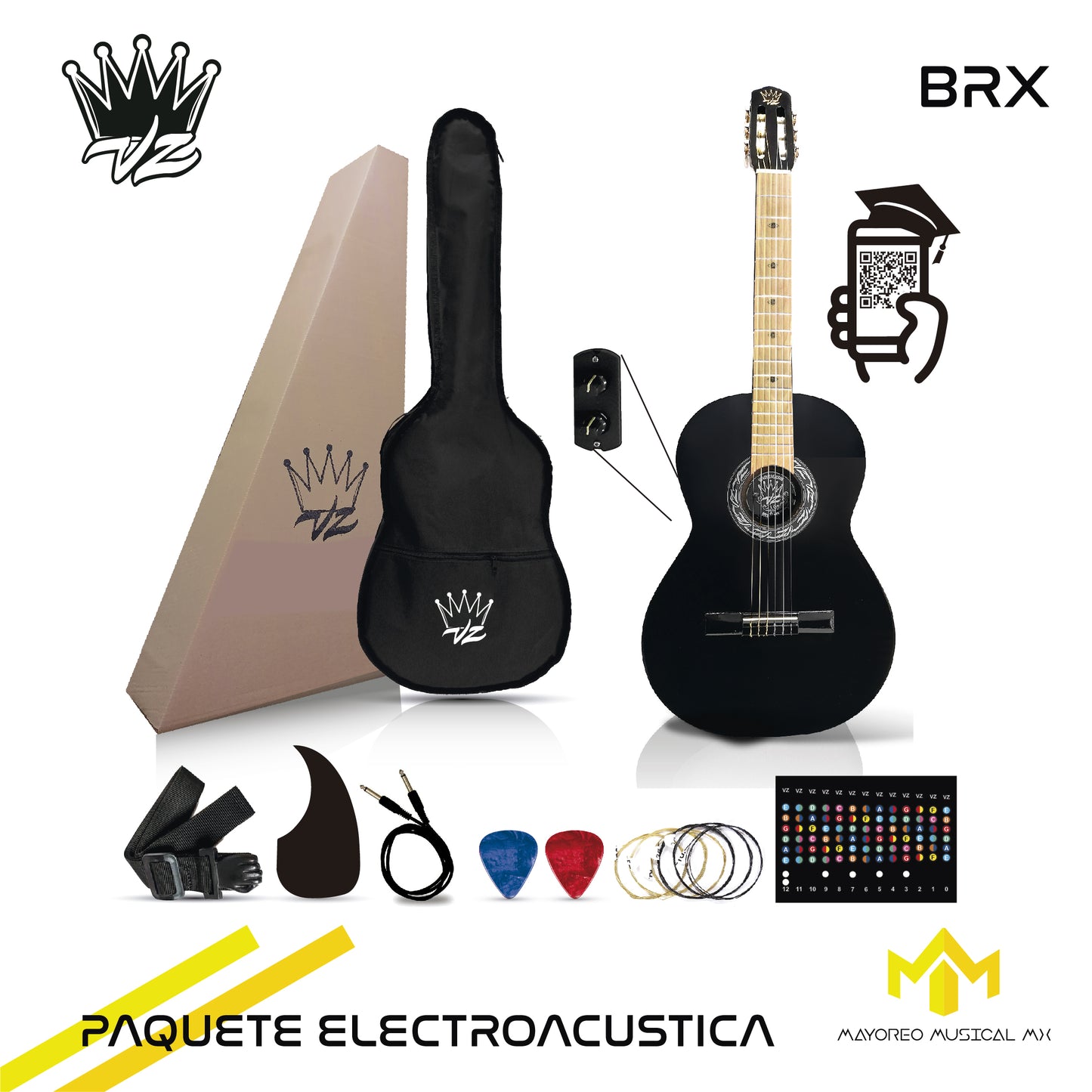 Guitarra Electroacustica Brx VZ