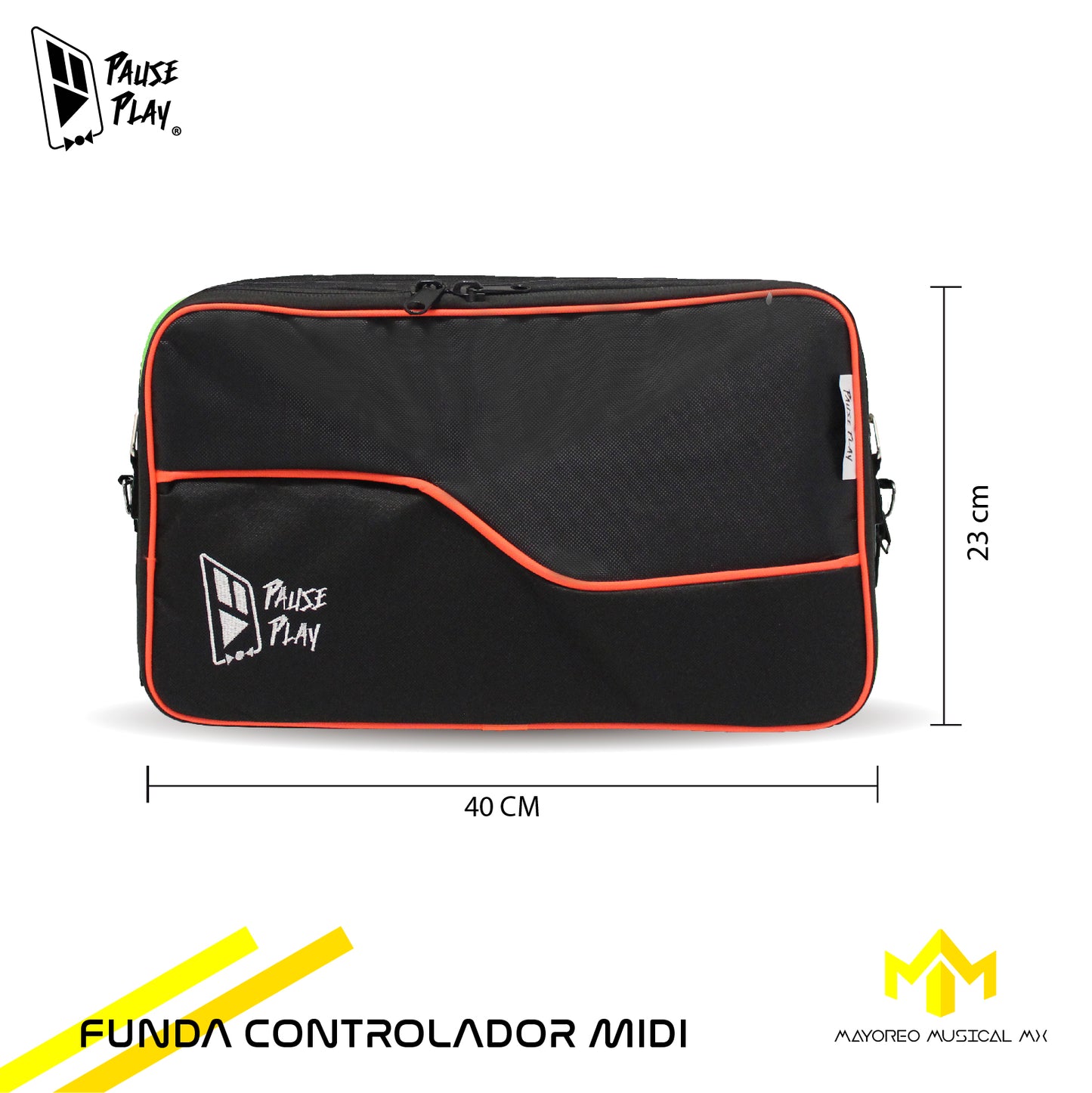 Funda Orange Pro Pause Play P/Controlador Numark Party