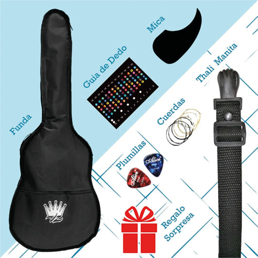 Funda Guitarra Acústica Clasica Acojinada