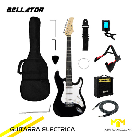 Guitarra Electrica Bellator En Paquete Completo