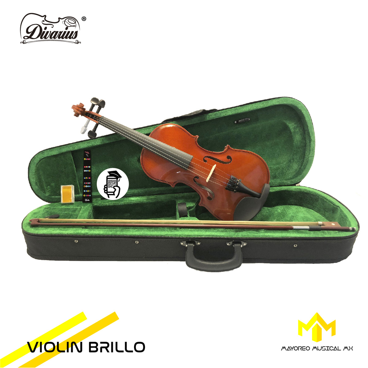 Divarius Violin Divarius 4/4 En Paquete Varios Colores – Mayoreo Musical MX